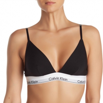 Calvin Klein - Výpredaj trojuholníková podprsenka (čierna) QF1061E-001