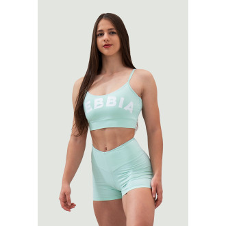 NEBBIA - Športová podprsenka GYM HERO 579 (light green)