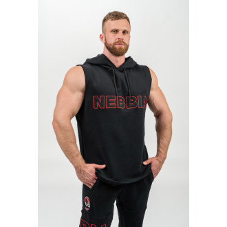 NEBBIA - Mikina bez rukávov IRON BEAST 710 (black)