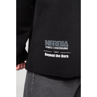 NEBBIA - Oversized mikina s kapucňou NO BS 363 (black)