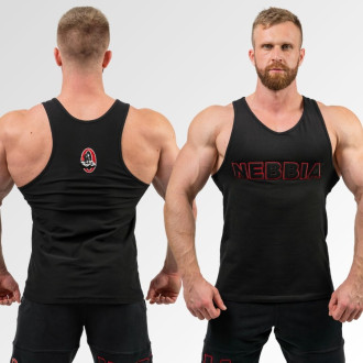 NEBBIA - Pánske tielko s logom Mr.Olympia 714 (black)